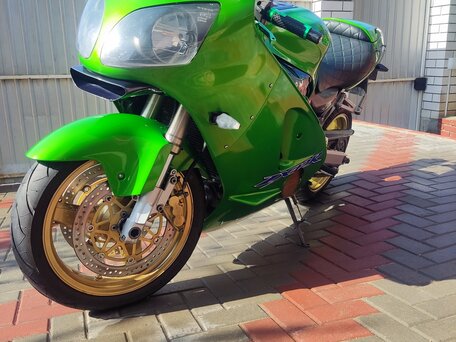 2000 Kawasaki ZX-12 Ninja, зелёный, 470000 рублей, вид 2