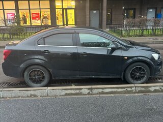 2012 Chevrolet Aveo II, чёрный, 450000 рублей, вид 3