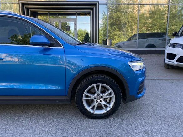 2015 Audi Q3 I (8U) Рестайлинг, синий - вид 12