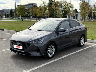 2021 Hyundai Solaris II Рестайлинг, серый, 1720000 рублей, вид 4
