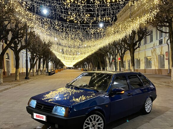 2002 Lada (ВАЗ) 2109, синий, 435000 рублей - вид 4