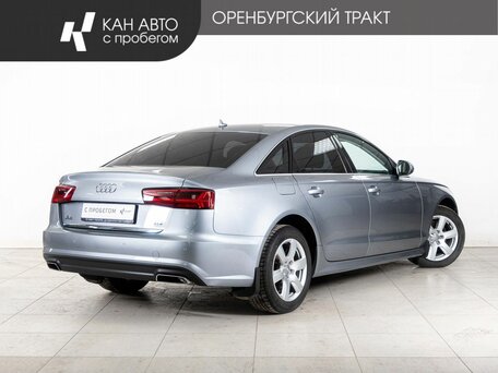 2017 Audi A6 IV (C7) Рестайлинг, серый, 1980000 рублей, вид 3