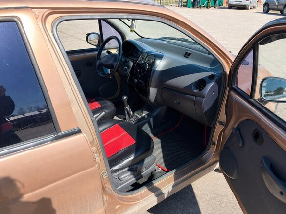 2003 Daewoo Matiz I Рестайлинг, золотистый, 170000 рублей - вид 6
