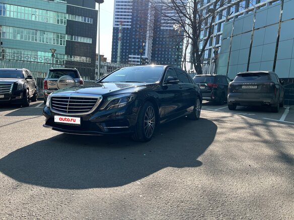 2015 Mercedes-Benz S-Класс 400 Long VI (W222, C217), чёрный, 3300000 рублей - вид 2