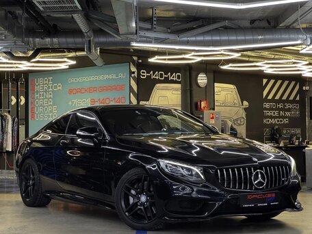 2015 Mercedes-Benz S-Класс 500 VI (W222, C217), чёрный, 4800000 рублей, вид 3