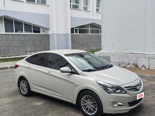 2015 Hyundai Solaris I Рестайлинг, бежевый, 1250000 рублей, вид 5