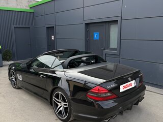 2008 Mercedes-Benz SL-Класс AMG 63 AMG II (R230) Рестайлинг 2, чёрный, 4200000 рублей, вид 5