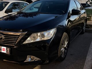 2014 Toyota Camry VII (XV50), чёрный, 1650000 рублей, вид 1