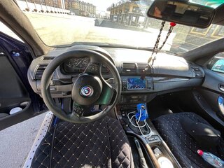 2001 BMW X5 3.0i I (E53), синий, 750000 рублей, вид 5