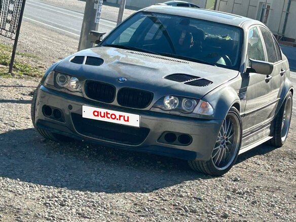2002 BMW 3 серии 320i IV (E46) Рестайлинг, серебристый, 1000000 рублей - вид 3