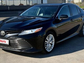 2017 Toyota Camry US Market VIII (XV70), чёрный, 1850000 рублей, вид 1