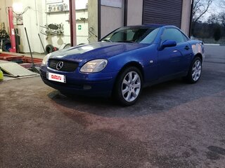 1999 Mercedes-Benz SLK-Класс 230 I (R170), синий, 900000 рублей, вид 1