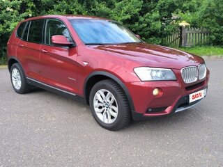 2011 BMW X3 30d xDrive II (F25), красный, 1308639 рублей, вид 2