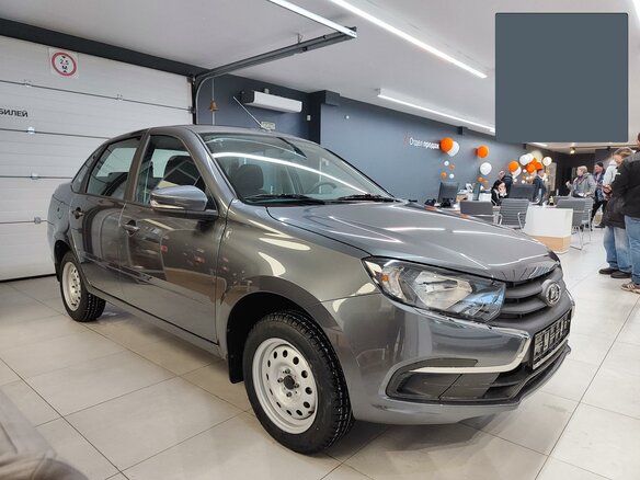 2026 Lada (ВАЗ) Granta I Рестайлинг, серый, 1007000 рублей - вид 1