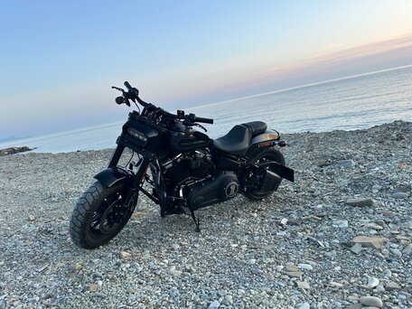 2018 Harley-Davidson Fat Bob, чёрный, 1500000 рублей, вид 2
