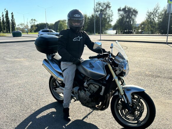2005 Honda CB 600F Hornet, серебристый, 395000 рублей