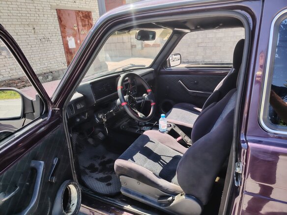 2001 Lada (ВАЗ) 2121 (4x4) I Рестайлинг, фиолетовый, 210000 рублей - вид 11