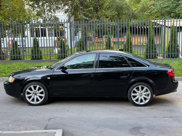 2004 Audi A6 II (C5) Рестайлинг, чёрный - вид 3