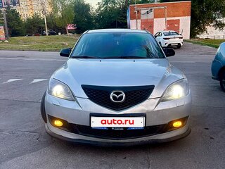 2007 Mazda 3 I (BK) Рестайлинг, серебристый, 530000 рублей, вид 2