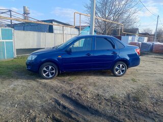 2013 Lada (ВАЗ) Granta I, синий, 450000 рублей, вид 4