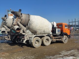 2008 КамАЗ Автобетоносмеситель, оранжевый, 1000000 рублей, вид 3