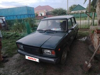 2008 Lada (ВАЗ) 2107, зелёный, 170000 рублей, вид 2