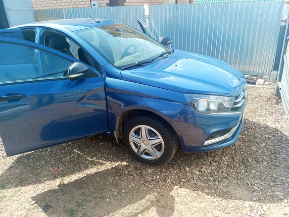 2016 Lada (ВАЗ) Vesta I, синий, 750000 рублей - вид 1
