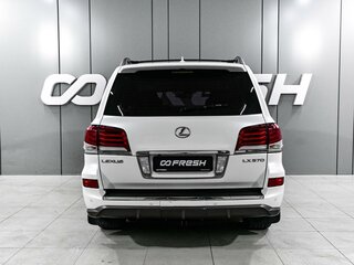 2014 Lexus LX 570 III Рестайлинг, белый, 3949000 рублей, вид 4