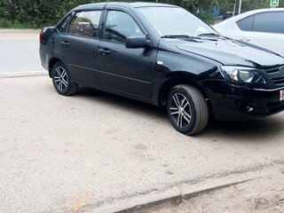 2013 Lada (ВАЗ) Granta I, чёрный, 280000 рублей, вид 3