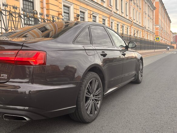 2015 Audi A6 IV (C7) Рестайлинг, серый, 1490000 рублей - вид 14