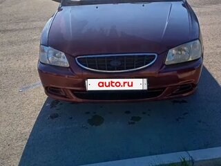 2008 Hyundai Accent ТагАЗ II, красный, 320000 рублей, вид 1