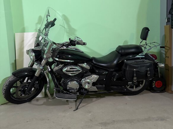 2011 Yamaha XVS950, чёрный - вид 18