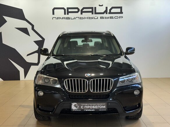2014 BMW X3 30d xDrive II (F25), чёрный - вид 1