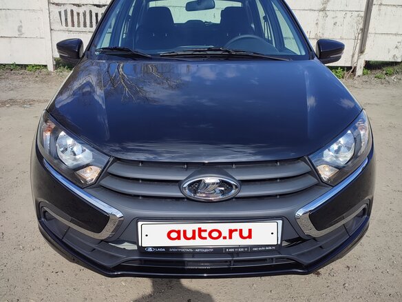 2023 Lada (ВАЗ) Granta I Рестайлинг, чёрный, 890000 рублей - вид 1
