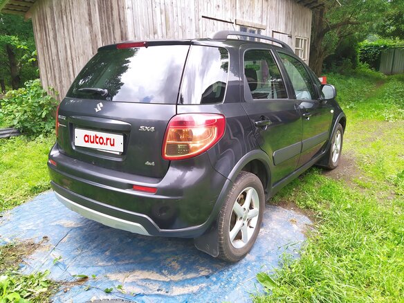 2012 Suzuki SX4 I (Classic) Рестайлинг, чёрный - вид 3