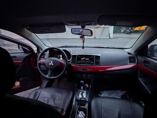 2013 Mitsubishi Lancer X Рестайлинг, красный, 790000 рублей, вид 4