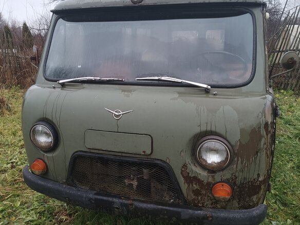 1991 УАЗ 452, зелёный, 75000 рублей