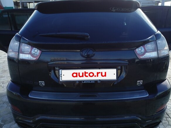 2003 Toyota Harrier II (XU30), чёрный, 1300000 рублей - вид 2