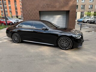 2021 Mercedes-Benz S-Класс 400 d 4MATIC VII (W223), чёрный, 9600000 рублей, вид 4