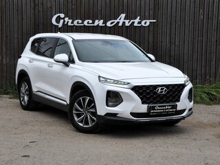 2019 Hyundai Santa Fe IV, белый, 2680000 рублей, вид 3