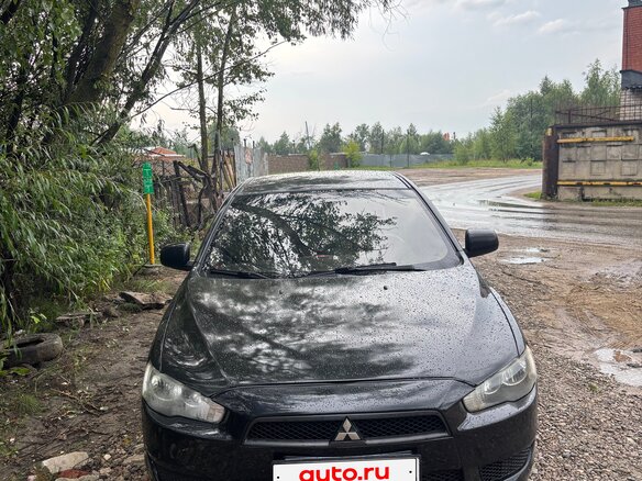 2008 Mitsubishi Lancer X, чёрный, 540000 рублей - вид 2