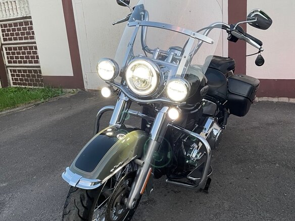 2021 Harley-Davidson Heritage, зелёный, 1598000 рублей - вид 15