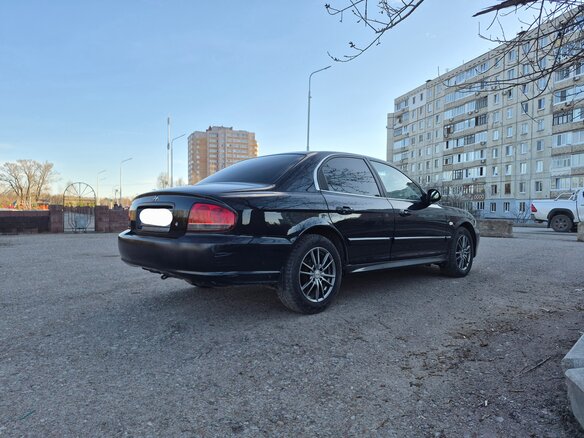 2008 Hyundai Sonata ТагАЗ IV (EF) Рестайлинг, чёрный, 435000 рублей - вид 10