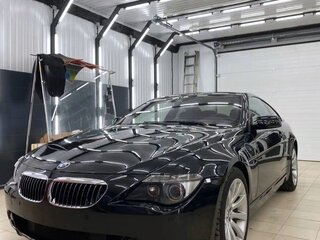 2007 BMW 6 серии 650i II (E63/E64) Рестайлинг, чёрный, 1800000 рублей, вид 1