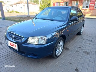 2010 Hyundai Accent ТагАЗ II, синий, 545000 рублей, вид 5