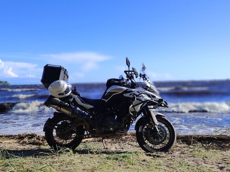 2023 Benelli TRK 502 X, белый, 500000 рублей, вид 1