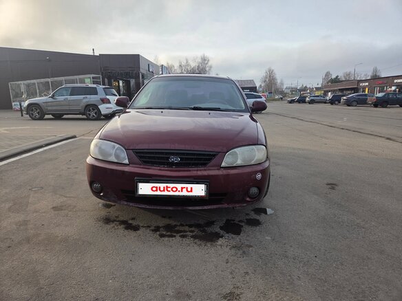 2008 Kia Spectra I Рестайлинг 2, красный, 200000 рублей - вид 1
