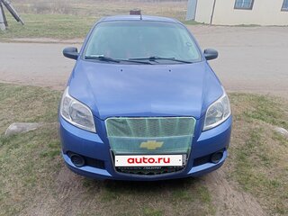 2009 Chevrolet Aveo I Рестайлинг, синий, 450000 рублей, вид 1