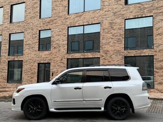 2013 Lexus LX 570 III Рестайлинг, белый, 4700000 рублей, вид 4