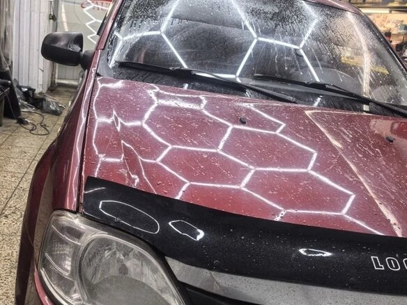 2010 Renault Logan I Рестайлинг, красный, 245000 рублей - вид 7
